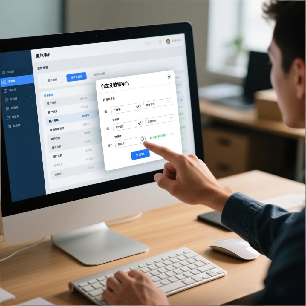 自定义导出表格数据功能界面