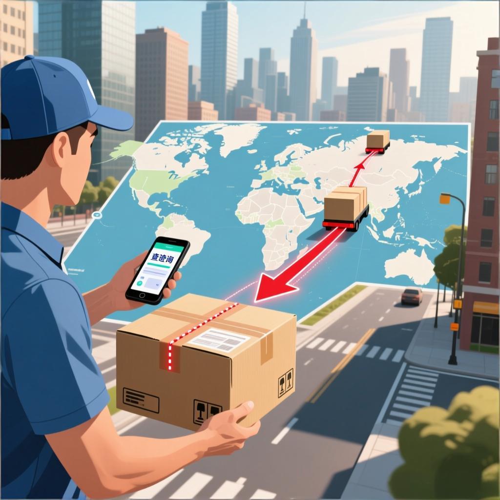 物流轨迹查询功能界面