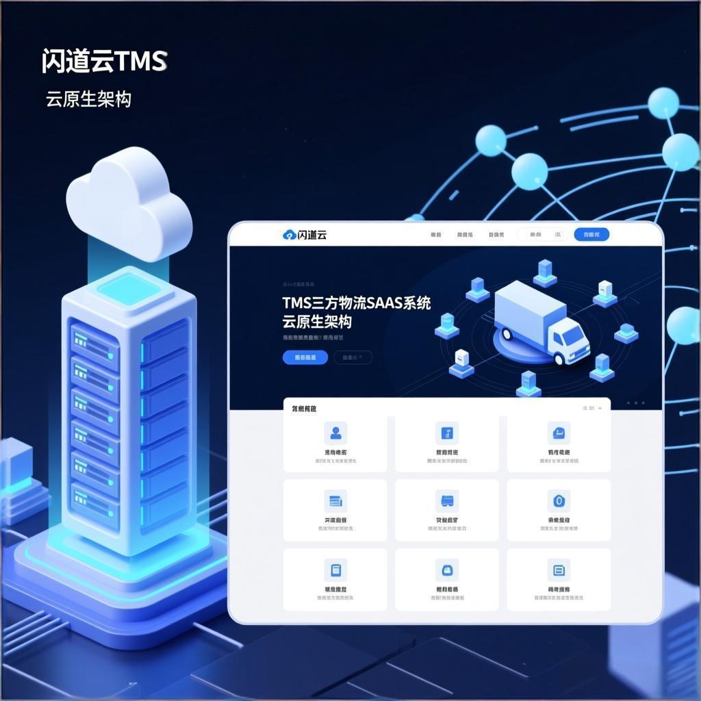 金蜘蛛TMS三方物流解决方案架构图